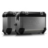 Foto: Trax EVO koffersysteem, HUSQVARNA TR 650 STRADA / TERRA ('12-). 45/45 Zilver