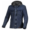 Foto: Motorhoodie   Inland Bruin-Blauw