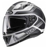 Foto: Motorhelm , I70 Lonex Wit-Grijs