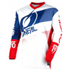 Foto: Element Factor Youth Shirt Wit-Blauw-Rood