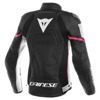 Foto: RACING 3 PERF. LADY LEATHER JACKET Zwart-Wit-Roze