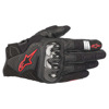 Foto: Smx-1 Air V2 Motorhandschoenen Zwart-Rood-Fluor
