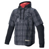 Foto: MO.ST.EQ Tartan Motorshirt Grijs-Zwart