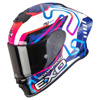 Foto: EXO-R1 Evo II Air Cornering Integraalhelm Wit-Blauw