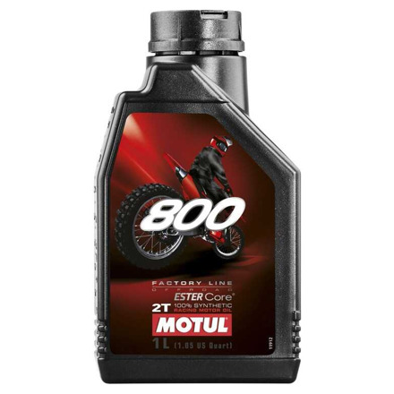 MOTUL 800 Factory Line Off-Road Racing 2T Motorolie - 1L (10403)