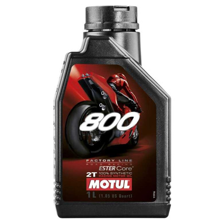 MOTUL 800 Factory Line Road Racing 2T Motorolie - 1L (10404)