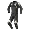 Foto: ATEM V4 LEATHER SUIT 2 PC Zwart-Grijs-Wit