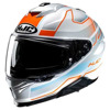 Foto: i71 Iorix Integraalhelm Wit-Oranje