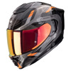 Foto: EXO-1500 Air Sleek Integraalhelm Zwart-Oranje