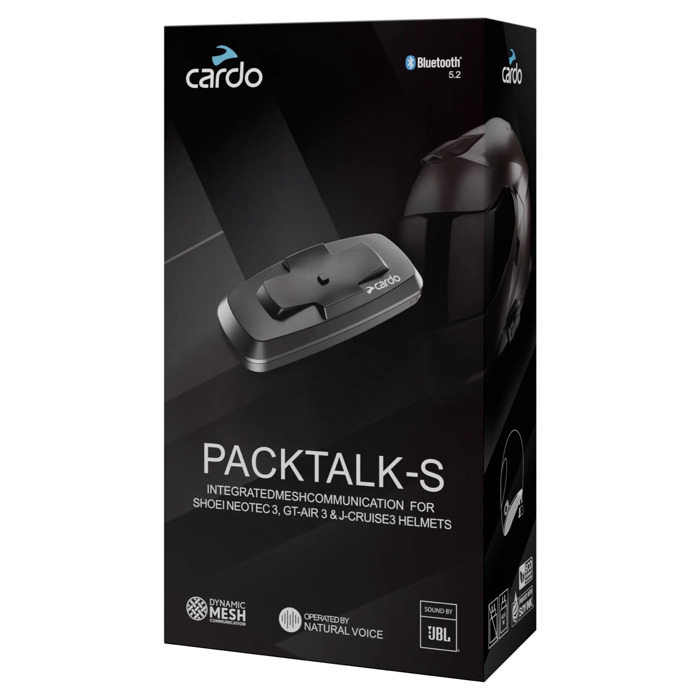 Foto: Packtalk-S Shoei Communicatiesysteem