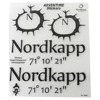 Adventure stickers Nordkapp 20x24 cm - 