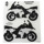 Adventure stickers Moto Planisvero 20x24 cm - thumbnail