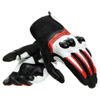 Foto: Mig 3 Unisex motorhandschoenen Zwart-Wit-Rood