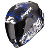 Foto: EXO-491 Spector Integraalhelm Mat Zwart-Blauw