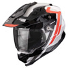Foto: ADF-9000 Air Patrol Adventure helm Zwart-Rood
