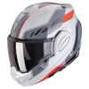 Foto: Exo-Tech Evo Socius Systeemhelm Grijs-Rood