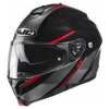 Foto: Motorhelm , C91 Tero Zwart-Rood