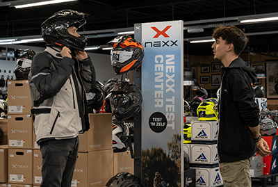 Foto: Nexx Helmen Test Center: Exclusief bij Motorkledingstore