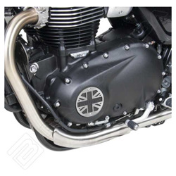 Foto: Engine Case Covers Silver Triumph Street Twin