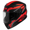 Foto: iXS Full-face helmet iXS136 2.0 Kids Mat Zwart-Rood