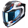 Foto: EXO-1500 Air Sleek Integraalhelm Wit-Rood-Blauw