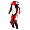 Foto: ASSEN 2 1 PC. PERF. LEATHER SUIT Wit-Rood-Zilver