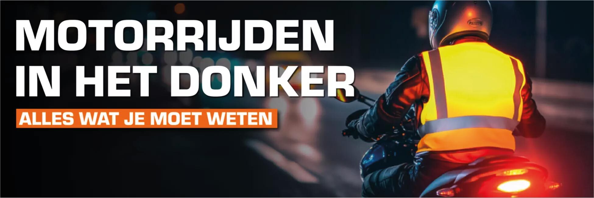 Foto: Motorrijden in het donker