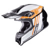 Foto: VX-16 Evo Air Lignes Crosshelm Zwart-Oranje