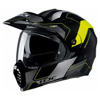 Foto: Motorhelm , C80 Rox Zwart-Geel