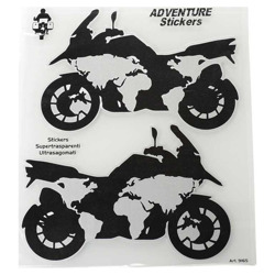 Foto: Adventure stickers Moto Planisvero 20x24 cm