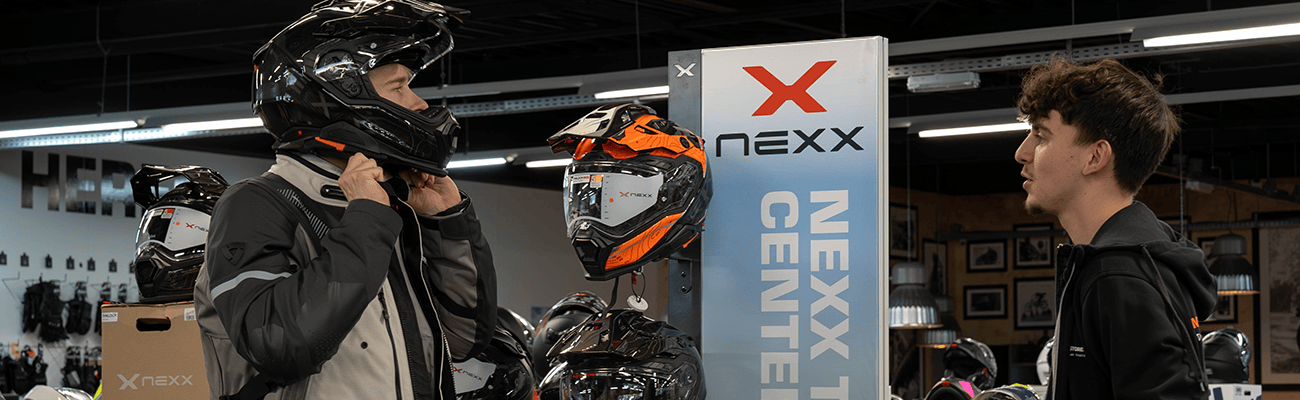 Foto: Nexx Helmen Test Center: Exclusief bij Motorkledingstore