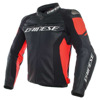 Foto: RACING 3 LEATHER JACKET Zwart-Rood